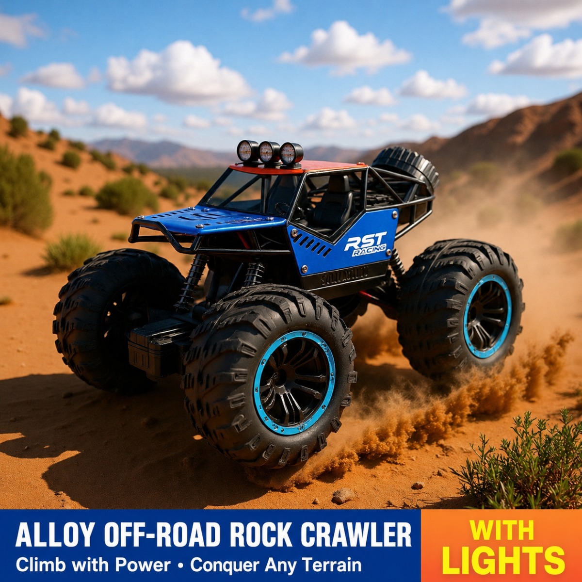 Kids Outdoor Dirt Toys - リモコン合金製クライミングカー 4WD オフロードおもちゃ 子供向け 屋外遊び用