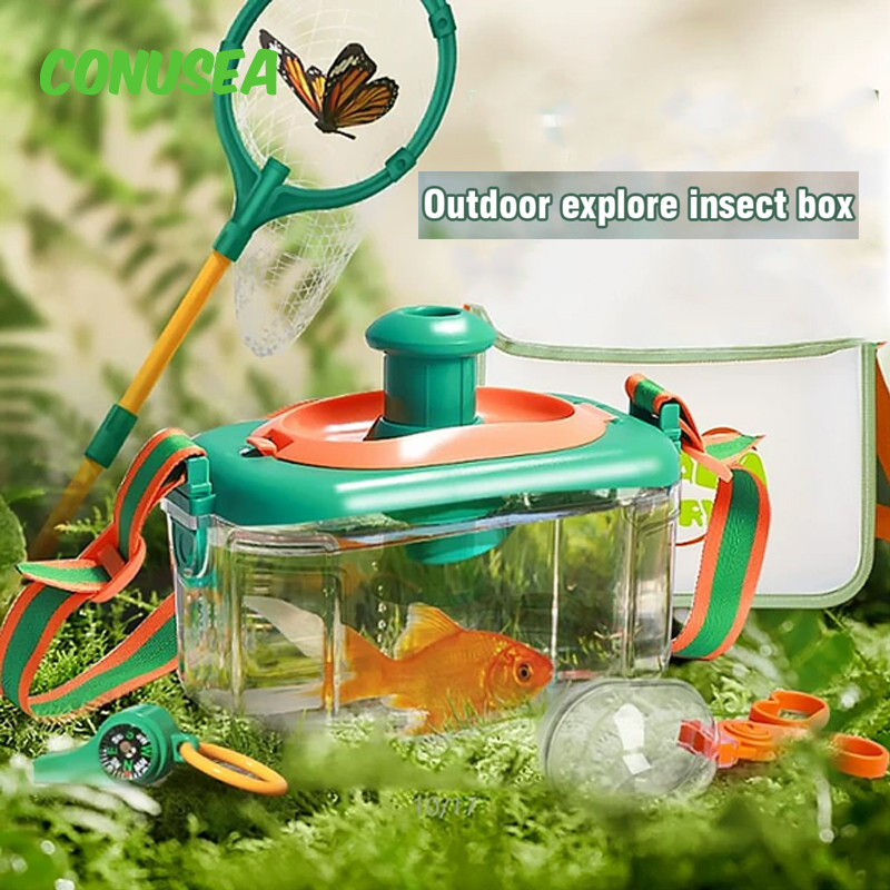 Kids Outdoor Adventure Kit - 子供用昆虫蝶キャッチャー 子供用アウトドアアクティビティおもちゃ 教育冒険探検おもちゃ エクスプローラーキット 子供用