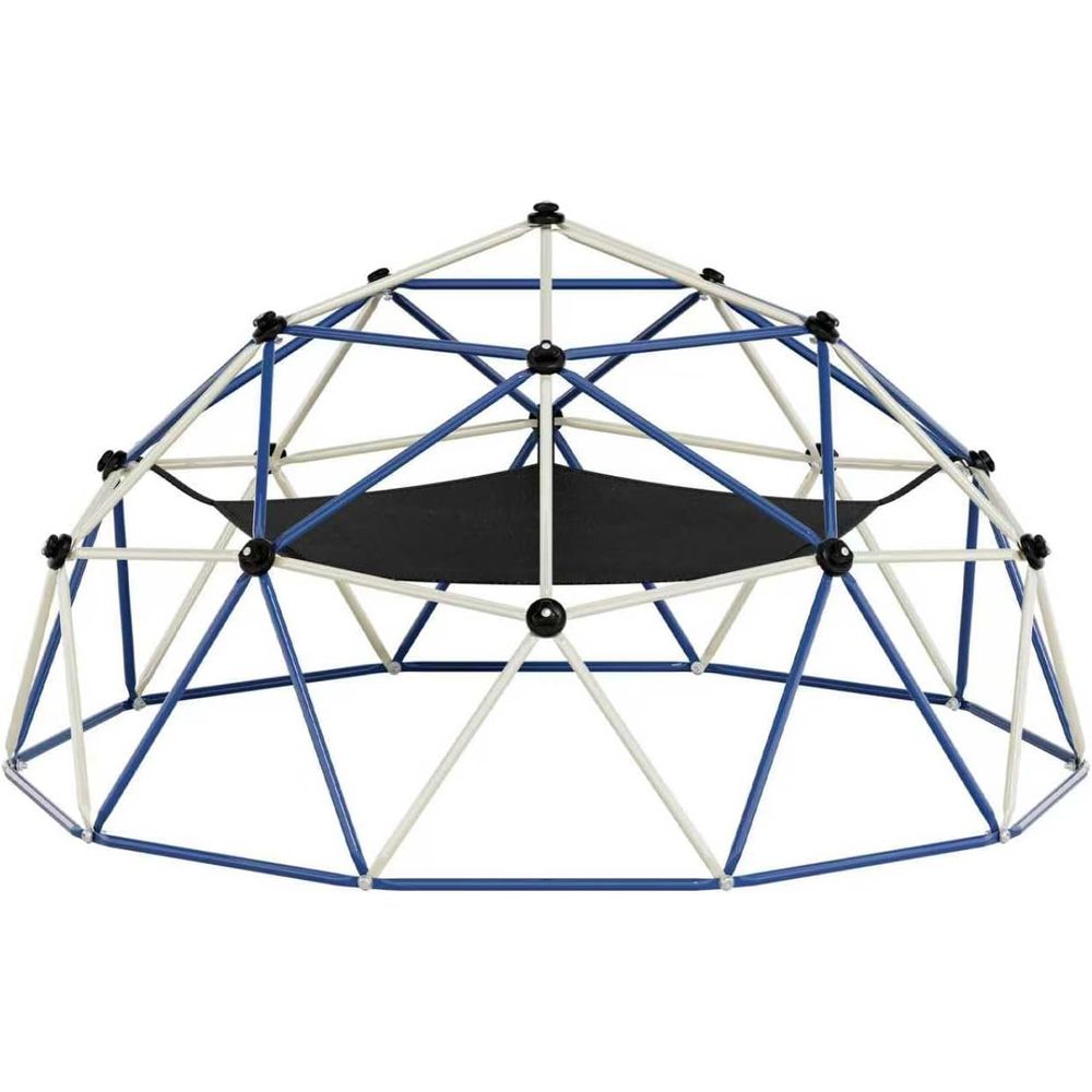 Kids Outdoor Jungle Gym - ClimDome、10Tドームクライマー（ハンモック付き）、屋外用ジャングルジムまたは子供用、最大1,000ポンドのジャングルジムに対応、錆びにくい、組み立て簡単
