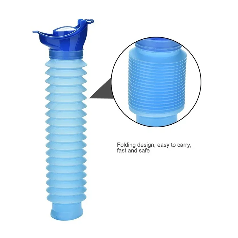 Kids Outdoor Urinal - 大人用小便器ポータブル収縮可能な個人用携帯トイレトイレ女性子供おしっこボトル屋外車旅行交通キャンプ用 750 ミリリットル