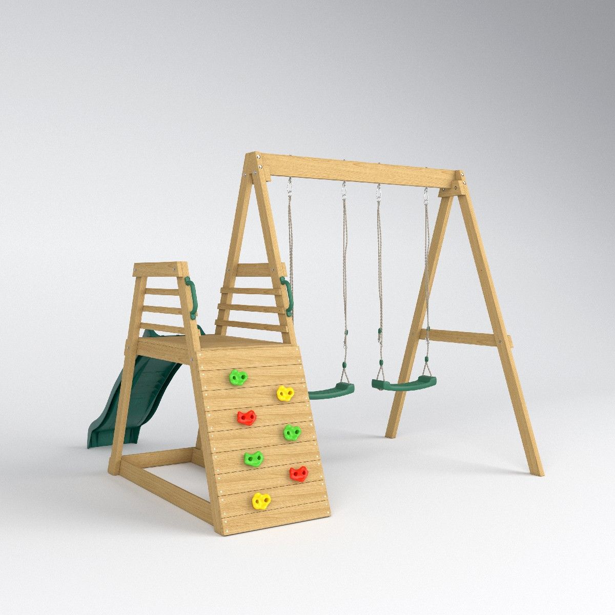 Kids Outdoor Swing Set - 2026年 ジャングルジム スライド スイング ガーデン キッズ