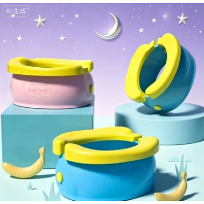 Kids Outdoor Urinal - 折りたたみ式携帯用ベビー旅行用おまる、子供用スクワティーポッティ小便器、屋外旅行用折りたたみ式子供用トイレおまるトレーニングシート
