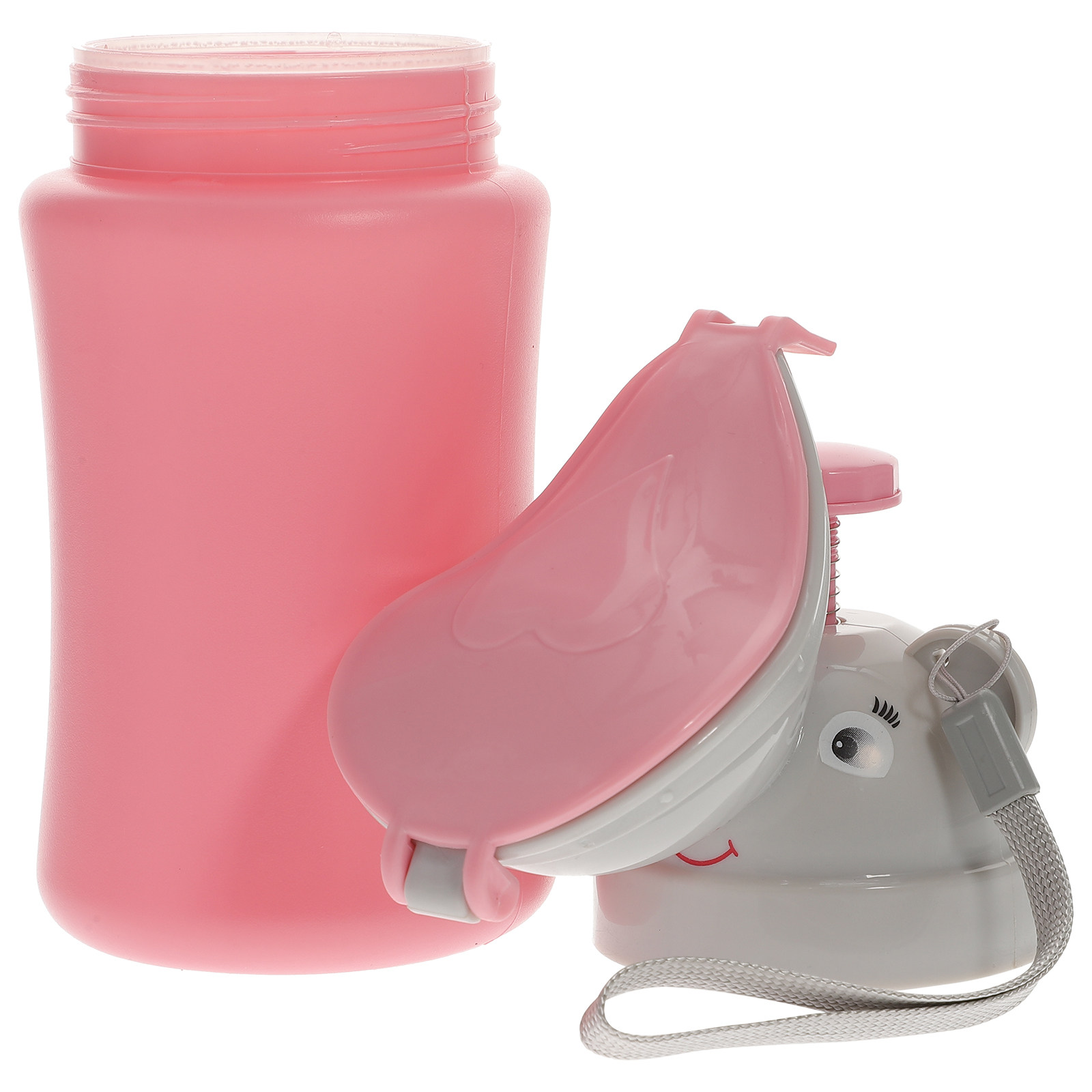 Kids Outdoor Urinal - 1個入り子供用携帯トイレボトル ポータブルミニ漫画型緊急トイレ アウトドア旅行用携帯トイレ 男の子 女の子 子供向け