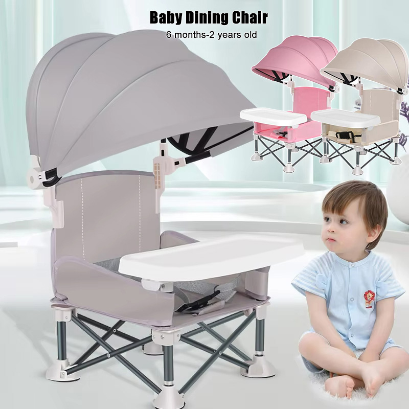 Kids Outdoor Foldable Chair - ベビー折りたたみダイニングチェアアルミ合金子供ダイニングテーブルポータブル小さな椅子子供のための屋外ビーチ旅行赤ちゃんの Saet
