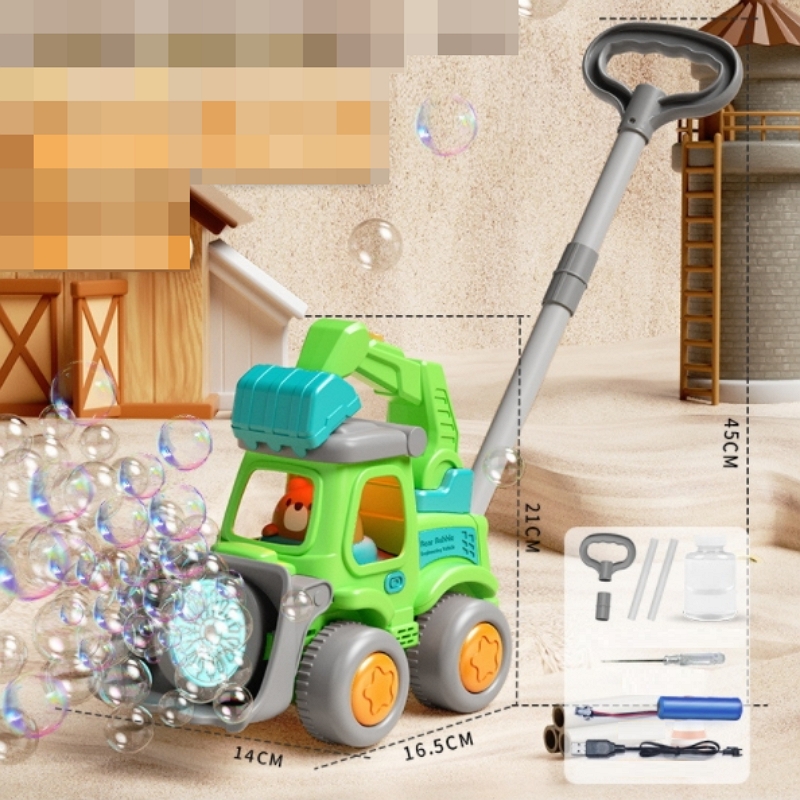 手押し電動バブルメーカーマシンプラスチック建設トラック掘削機 - Kids Outdoor Wagon のレビューと価格