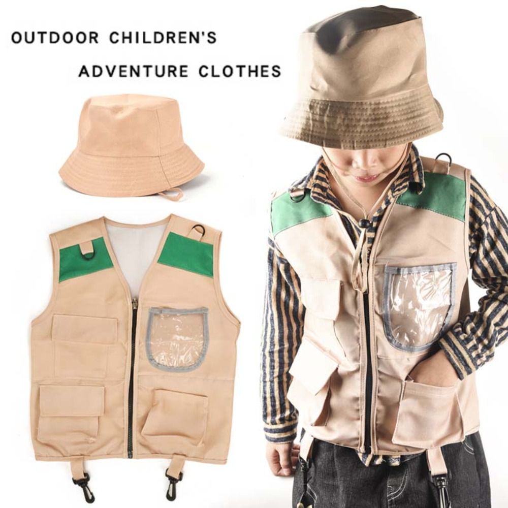 夏服子供用エクスプローラーベストツール服ファッションベストア - Kids Outdoor Adventure Kit のレビューと価格