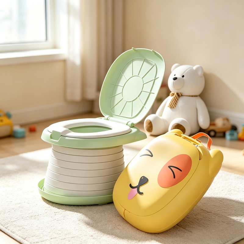 子供用折りたたみ式トレーニングポット、携帯用密閉防臭トラベル - Kids Outdoor Urinal のレビューと価格