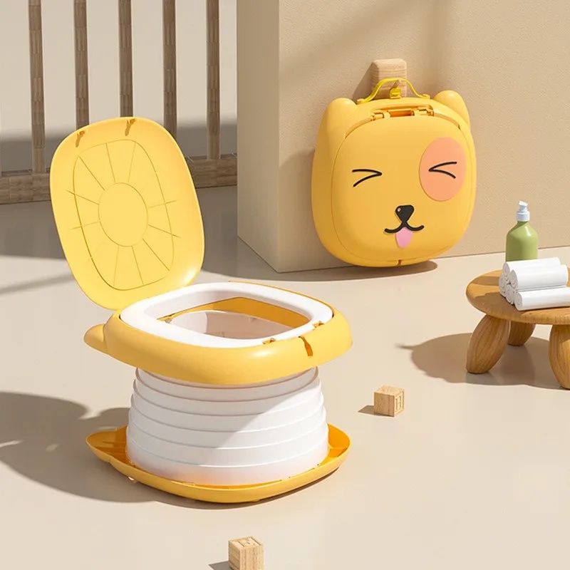 子供用折りたたみ式トレーニングポット、携帯用密閉防臭トラベル - Kids Outdoor Urinal のレビューと価格