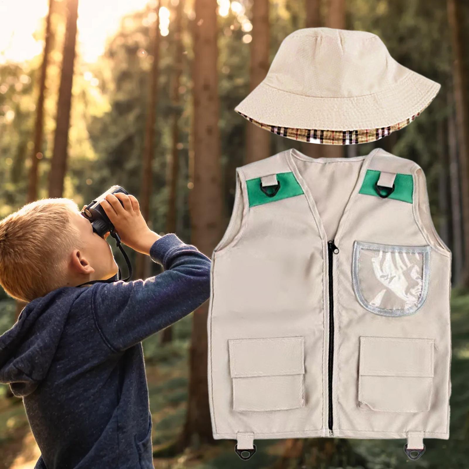 サファリキッズアウトドアエクスプローラーキット、カーゴベスト - Kids Outdoor Adventure Kit のレビューと価格