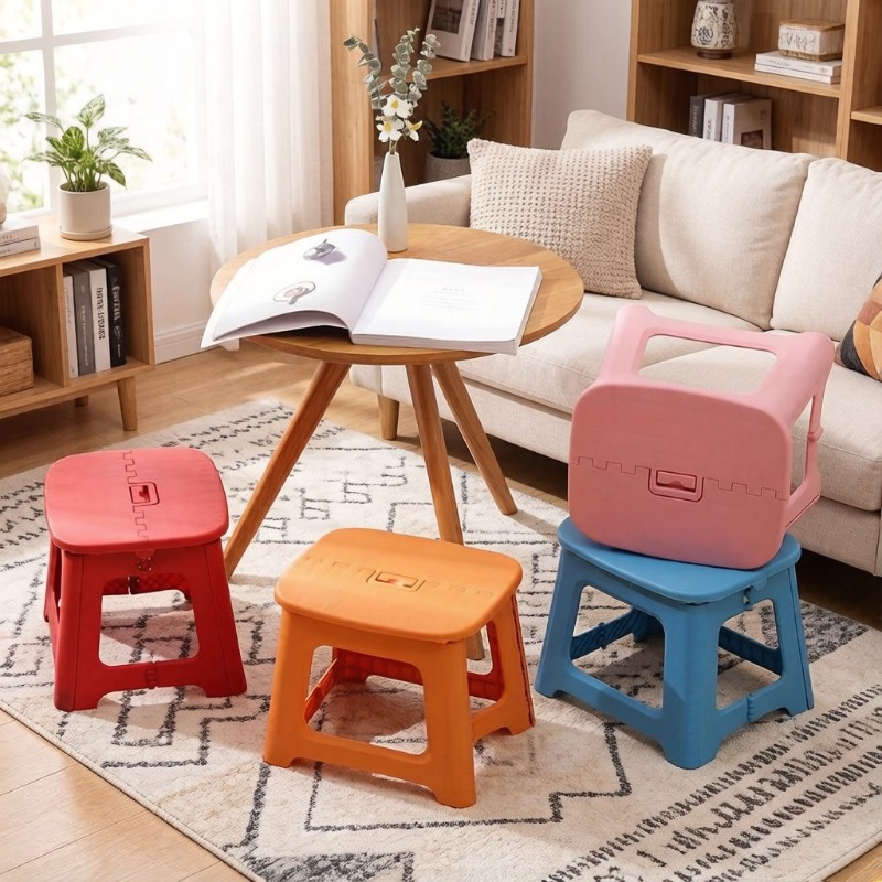 ww-2PCS 折りたたみ式プラスチック製ロースツール、省ス - Kids Outdoor Foldable Chair のレビューと価格