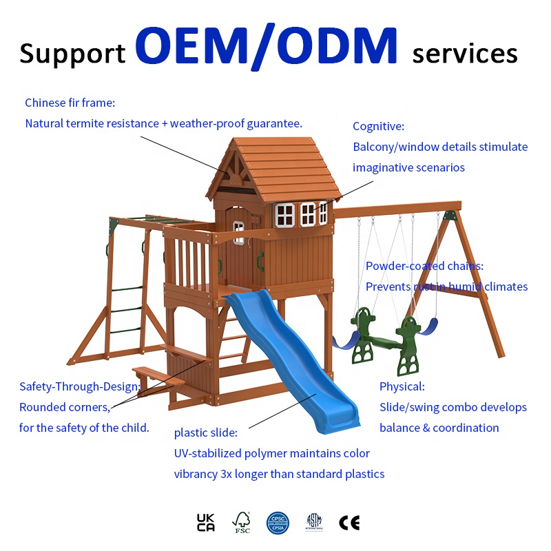 大型屋外遊具 子供用おもちゃ 遊び場 裏庭 商業施設 庭園  - Kids Outdoor Swing Set のレビューと価格