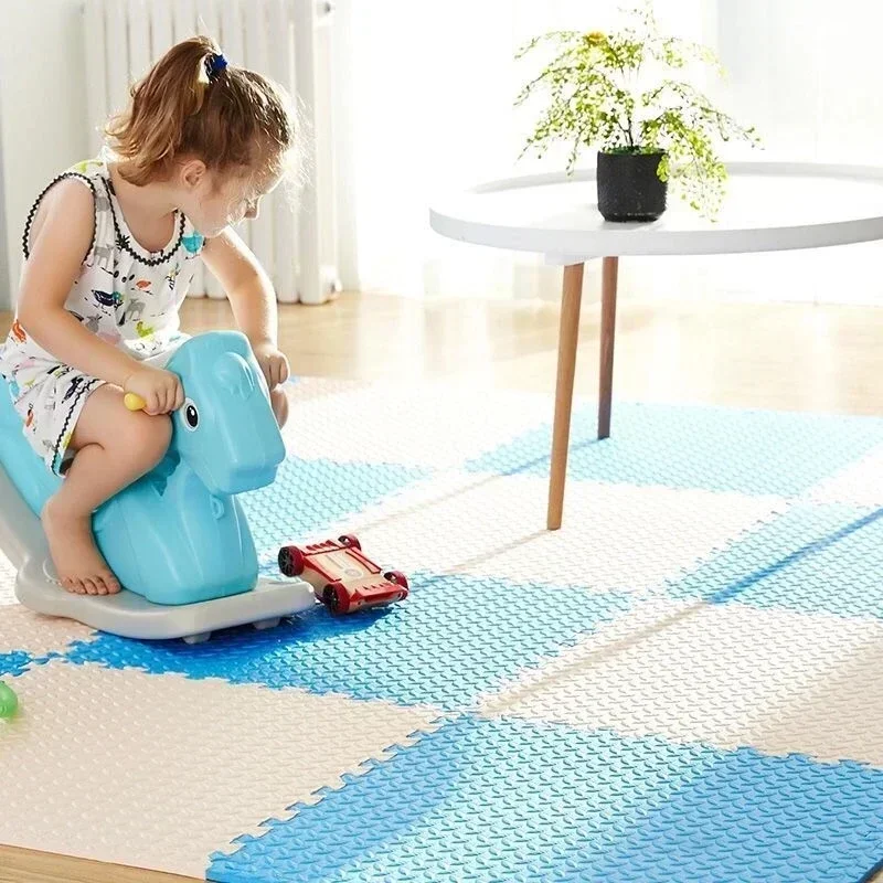 子供用 30x1cm 8-16枚 ベビーパズルフロアマット  - Kids Outdoor Flooring のレビューと価格