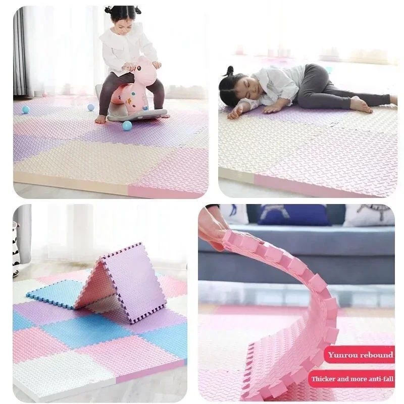 子供用 30x1cm 8-16枚 ベビーパズルフロアマット  - Kids Outdoor Flooring のレビューと価格