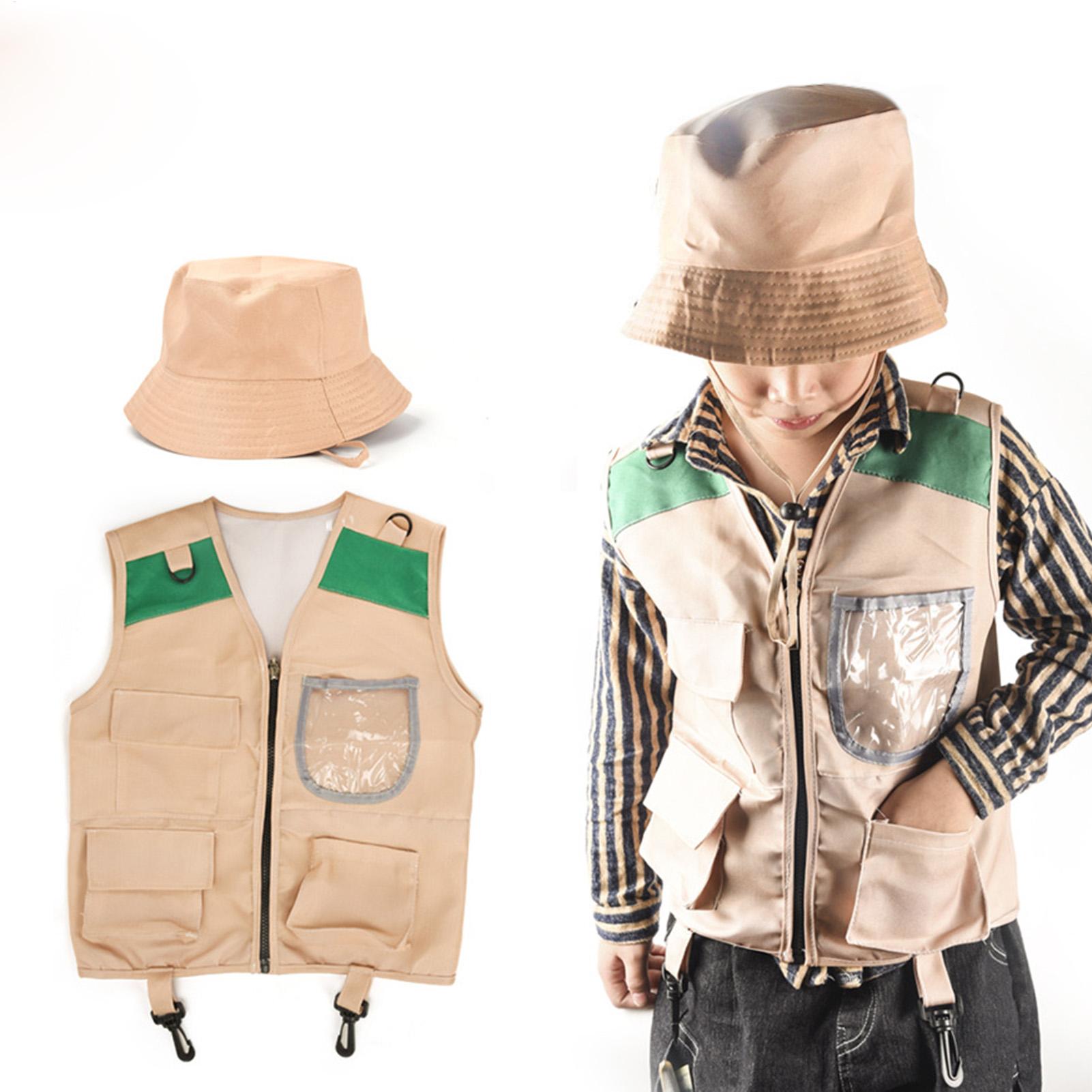 キッズエクスプローラーハットとベストコスチュームセット キッ - Kids Outdoor Adventure Kit のレビューと価格