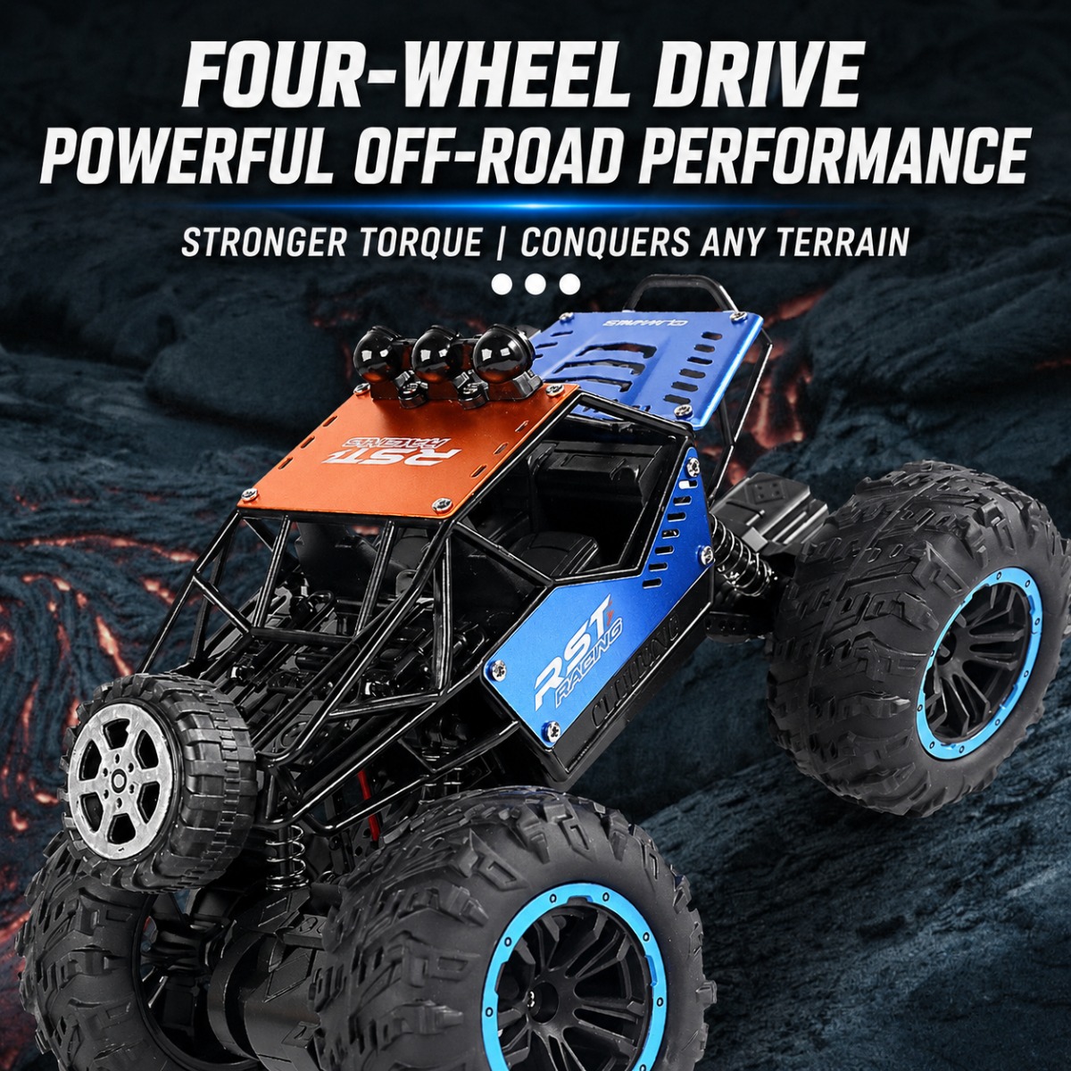 リモコン合金製クライミングカー 4WD オフロードおもちゃ  - Kids Outdoor Dirt Toys のレビューと価格