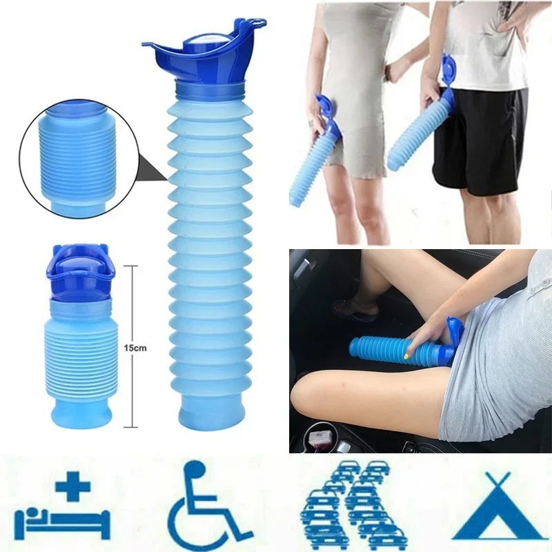 1-4個入り 750ML ポータブル自立式排尿ボトル 収縮式 - Kids Outdoor Urinal のレビューと価格