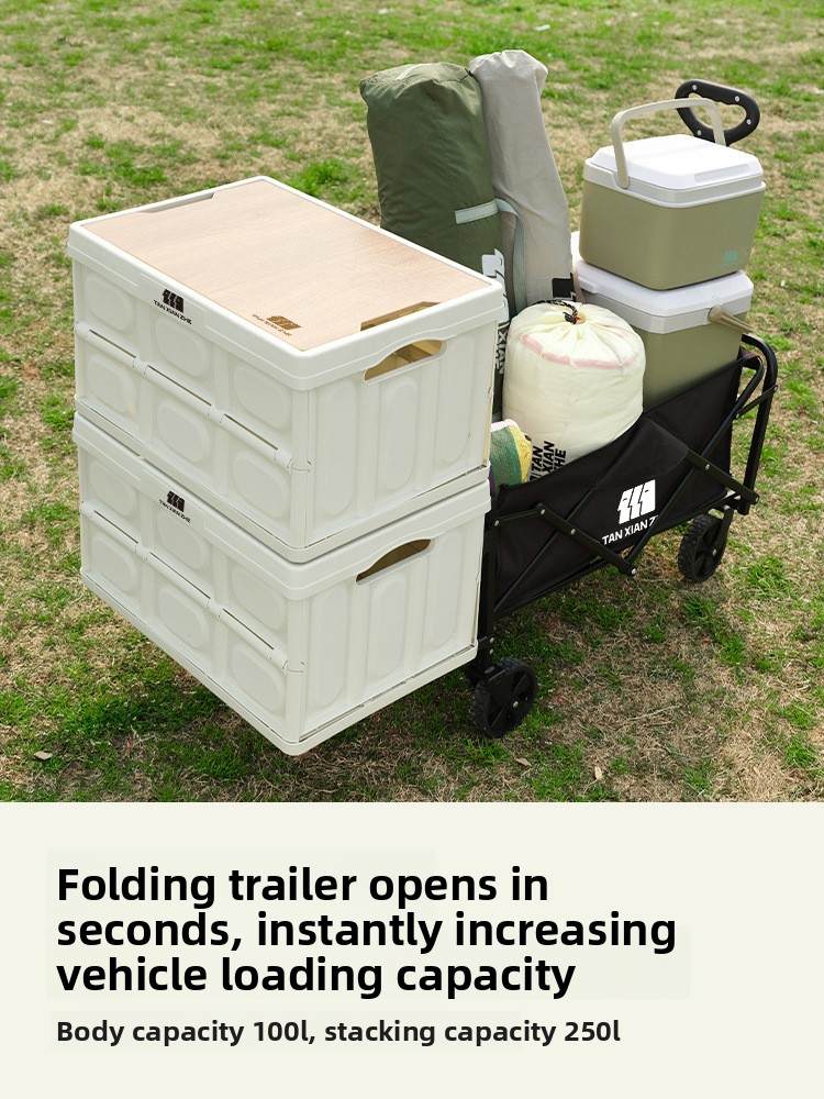 折りたたみ式キャンプワゴンカート、後部開口部付きスチール製屋 - Kids Outdoor Wagon のレビューと価格