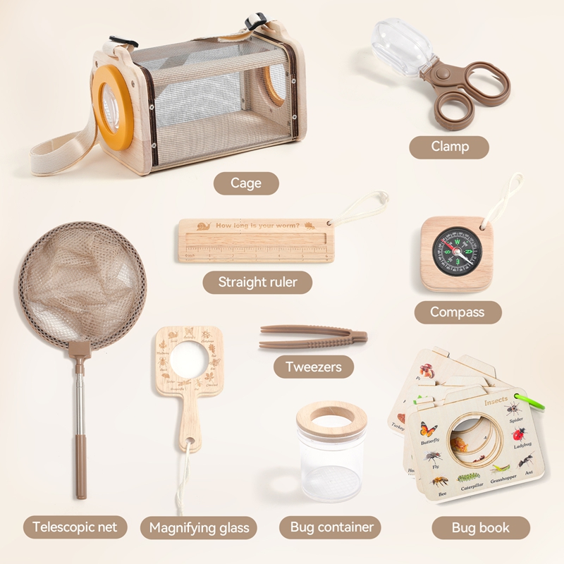 子供用アウトドア探検キット 昆虫と葉っぱの認知探求おもちゃ  - Kids Outdoor Adventure Kit のレビューと価格