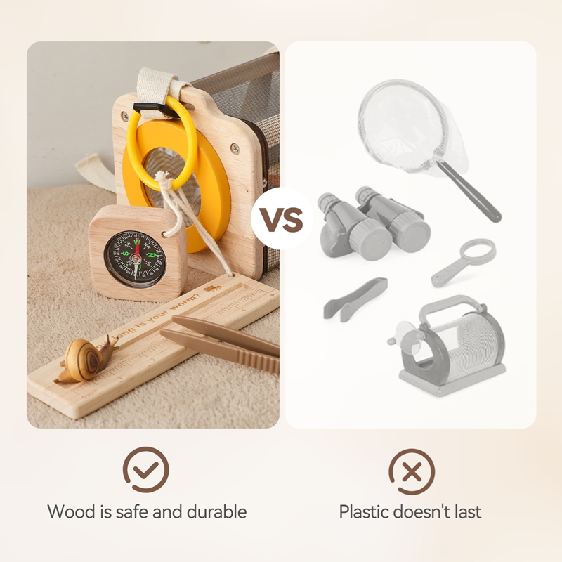 子供用アウトドア探検キット 昆虫と葉っぱの認知探求おもちゃ  - Kids Outdoor Adventure Kit のレビューと価格