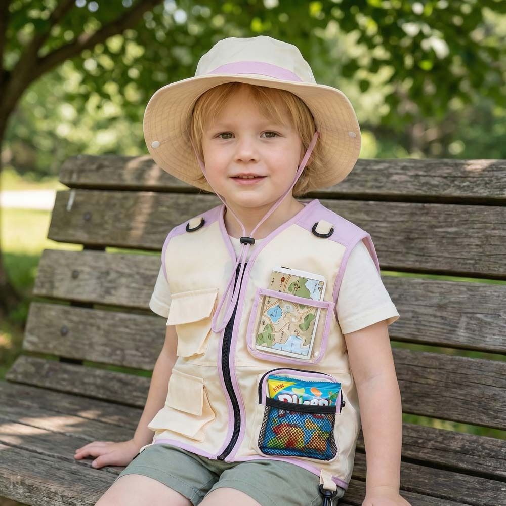 夏服子供用エクスプローラーベスト帽子ツール服ファッションベス - Kids Outdoor Adventure Kit のレビューと価格