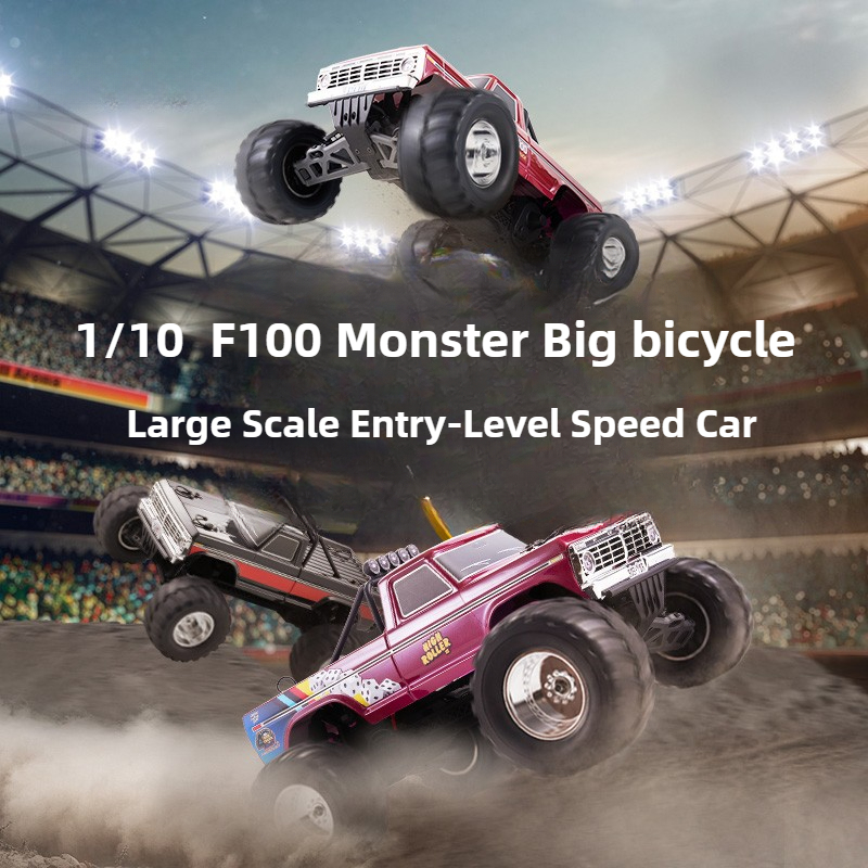 1/10 RC 高速モンスタートラックリモコンリアドライブオ - Kids Outdoor Dirt Toys のレビューと価格