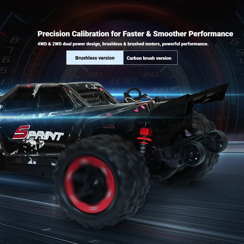 スプリント1:18 4WD RCリモートコントロールオフロー - Kids Outdoor Dirt Toys のレビューと価格