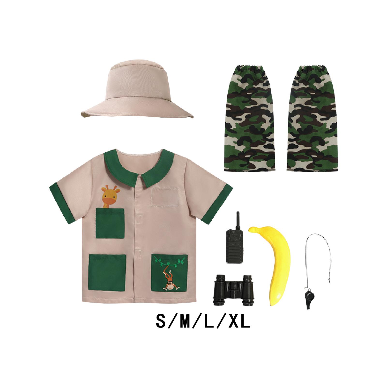 キッズエクスプローラーコスチュームセット ホイッスル 望遠鏡 - Kids Outdoor Adventure Kit のレビューと価格