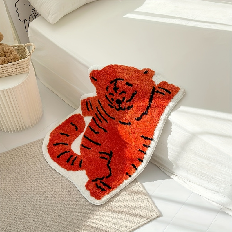 VIKAMA かわいい寝そべり猫エリアラグ、柔らかいプラッシ - Kids Outdoor Flooring のレビューと価格