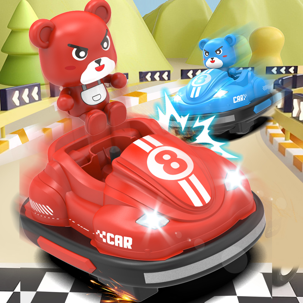 2.4G バンパーバトル RC カー LED 音楽付き ぬい - Kids Outdoor Dirt Toys のレビューと価格
