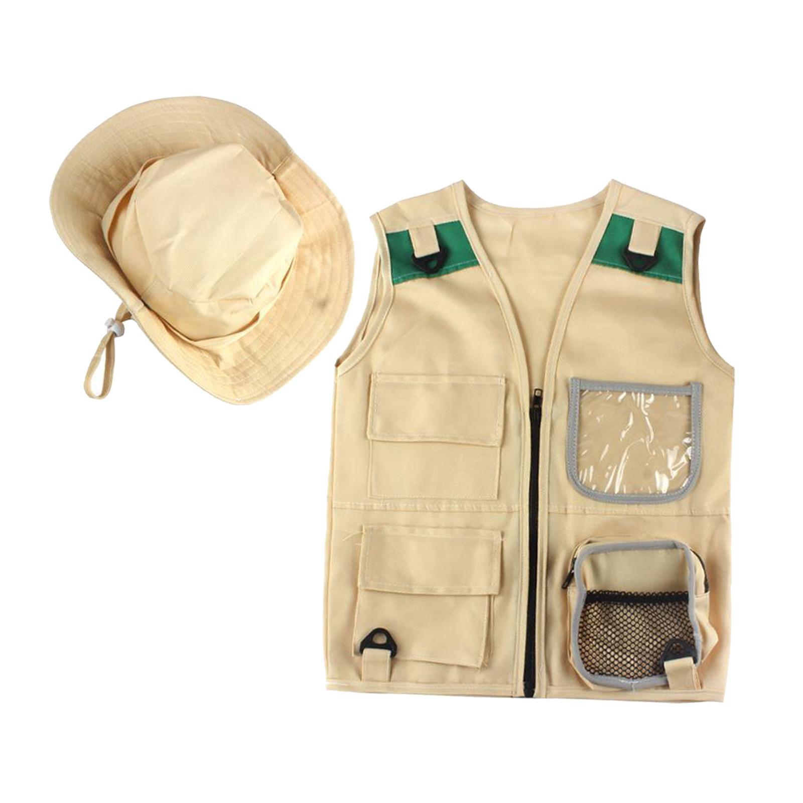 安全なキッズ屋外エクスプローラーキット、カーゴベストと帽子セ - Kids Outdoor Adventure Kit のレビューと価格