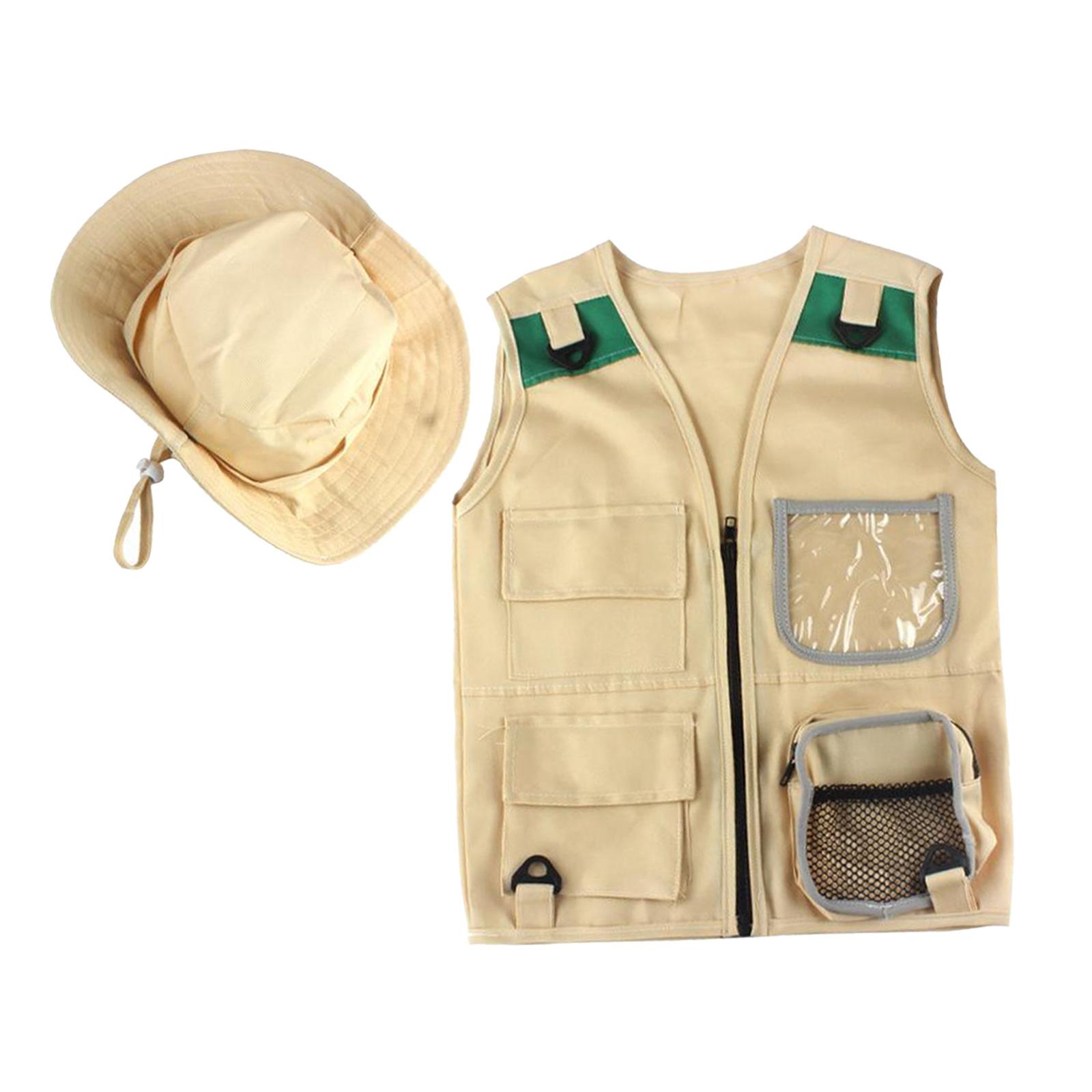 安全なキッズ屋外エクスプローラーキット、カーゴベストと帽子セ - Kids Outdoor Adventure Kit のレビューと価格