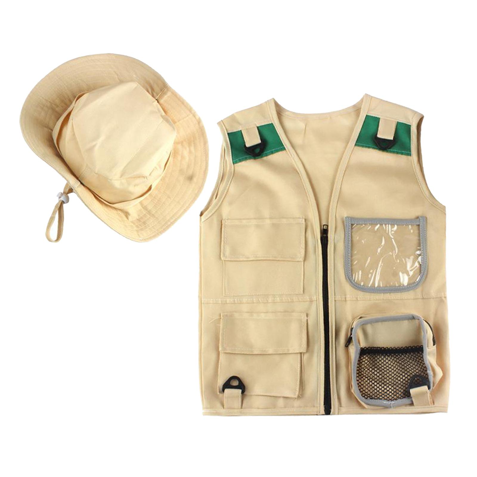 安全なキッズ屋外エクスプローラーキット、カーゴベストと帽子セ - Kids Outdoor Adventure Kit のレビューと価格