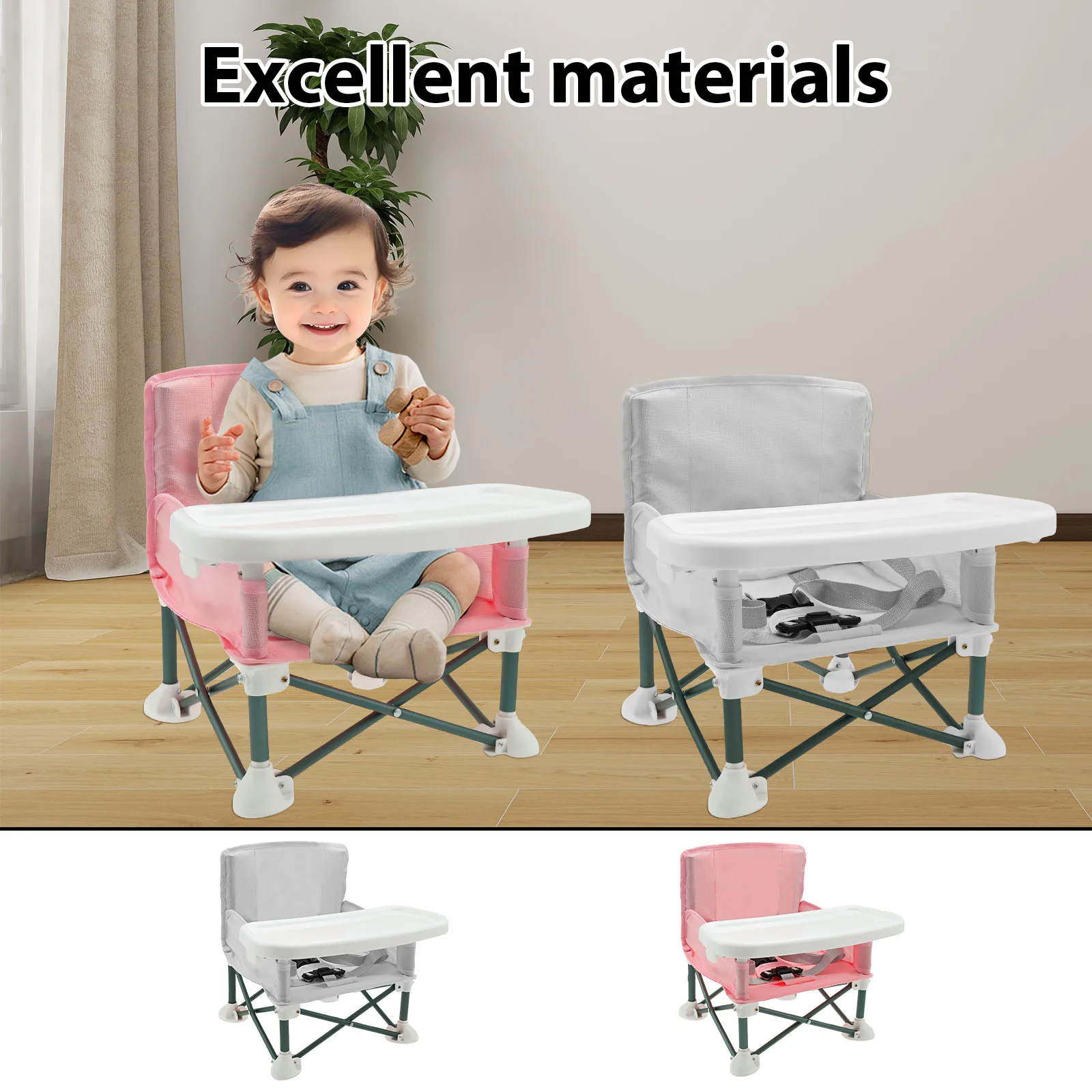 幼児用ブースターシート チャイルドセーフティベルト付き ダイ - Kids Outdoor Foldable Chair のレビューと価格