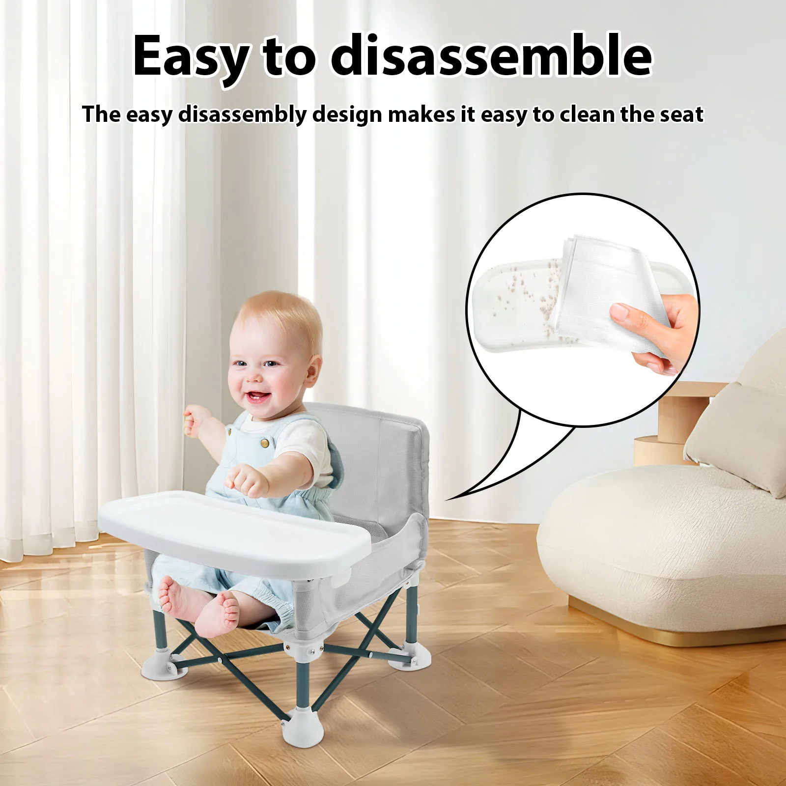 幼児用ブースターシート チャイルドセーフティベルト付き ダイ - Kids Outdoor Foldable Chair のレビューと価格