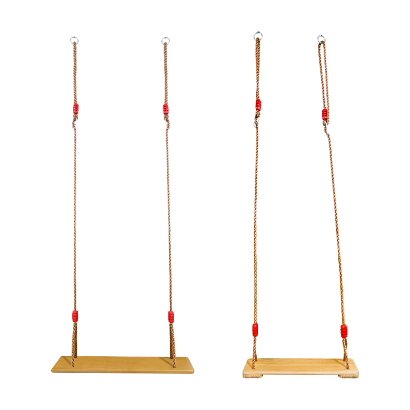 木製ツリースイングシート 室内屋外兼用ロープ木製スイングセッ - Kids Outdoor Swing Set のレビューと価格