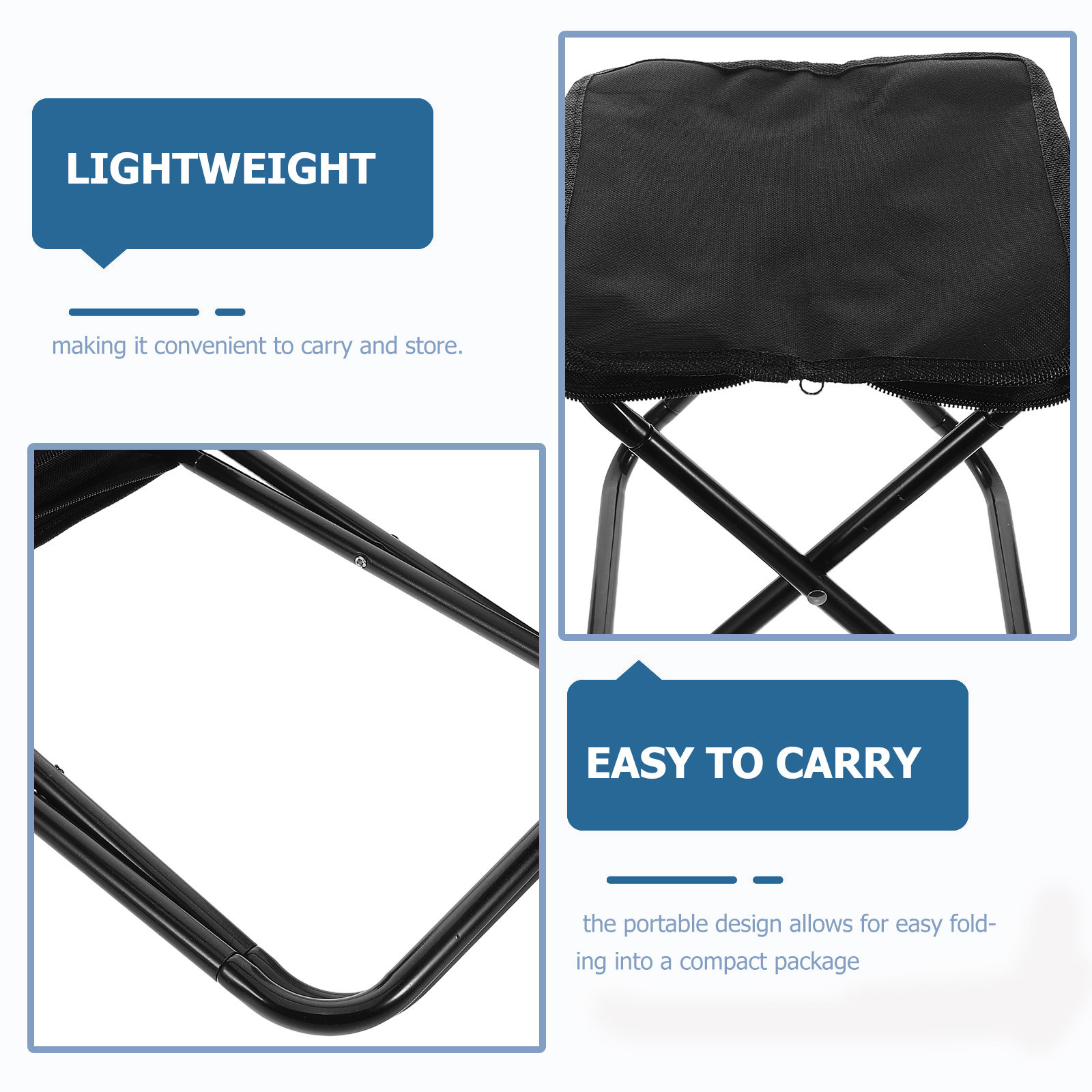 携帯用軽量折りたたみミニスツールチェア、折りたたみ式キャンプ - Kids Outdoor Foldable Chair のレビューと価格