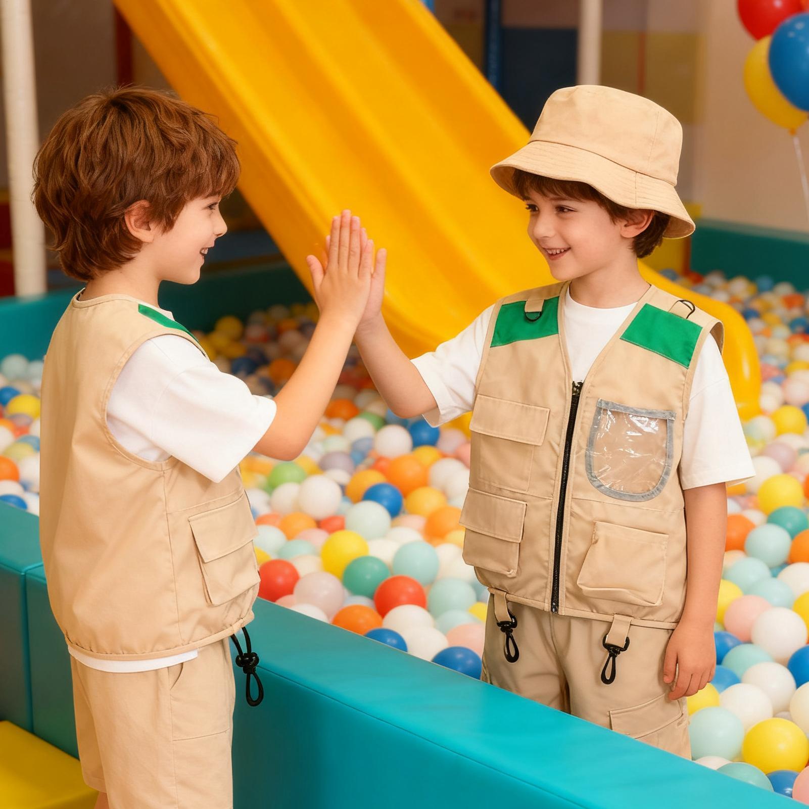 サファリ探検家コスチューム キッズロールプレイアウトドアアド - Kids Outdoor Adventure Kit のレビューと価格